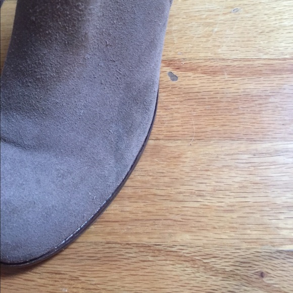 Dolce Vita Taupe Suede Booties - Picture 6 of 6